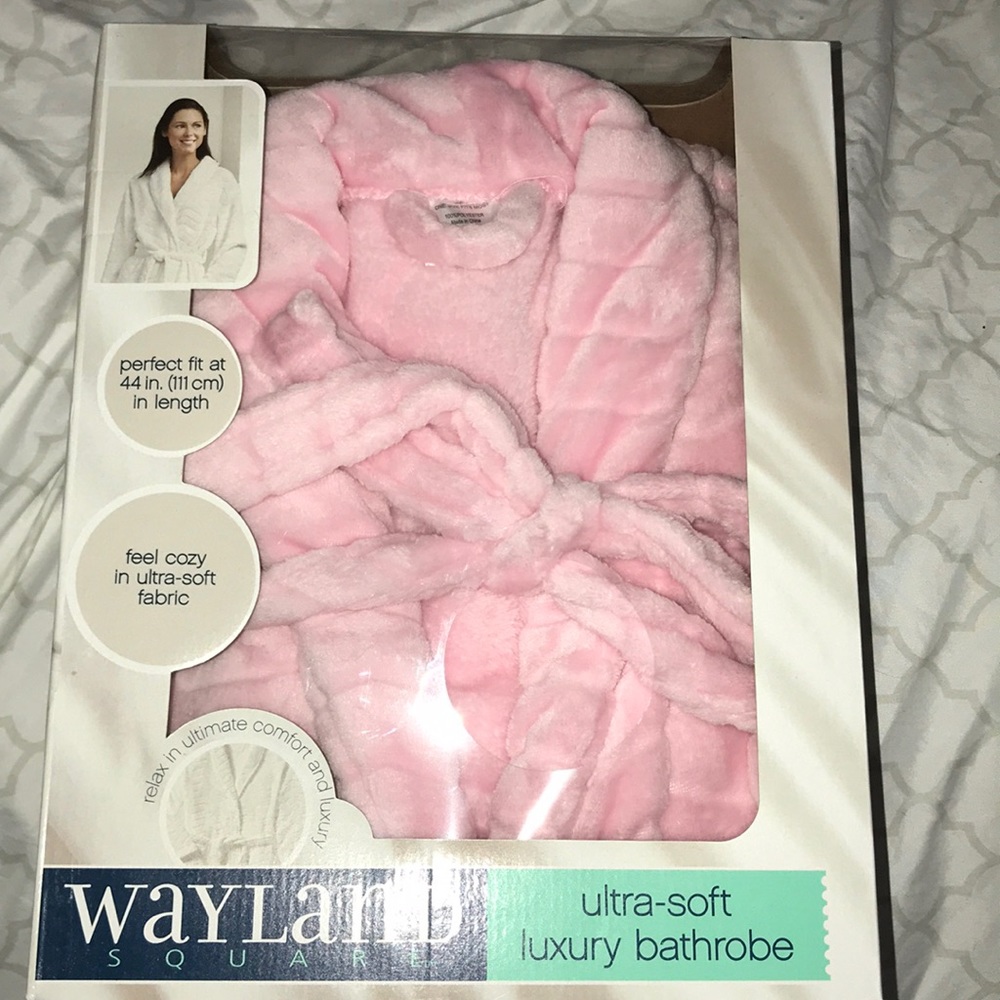 New pink robe